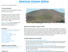 Tablet Screenshot of americancanyon.com